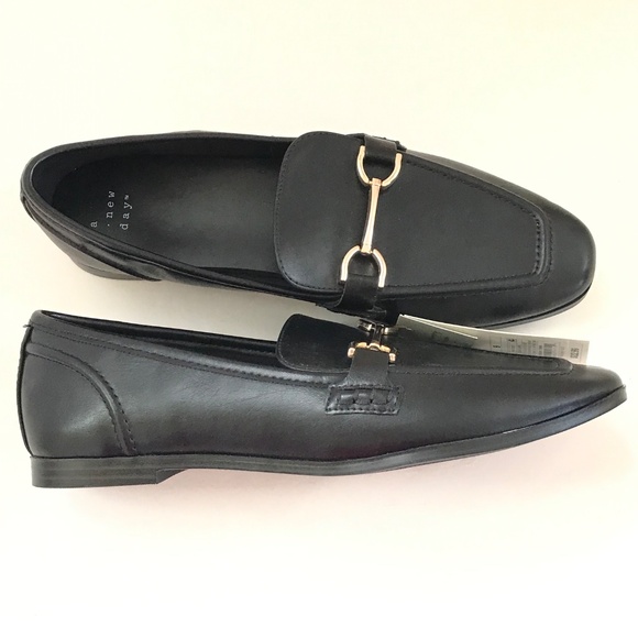 A NEW DAY Laurel Loafers Slip On Flat Black Women’s Size 6 - Picture 6 of 16